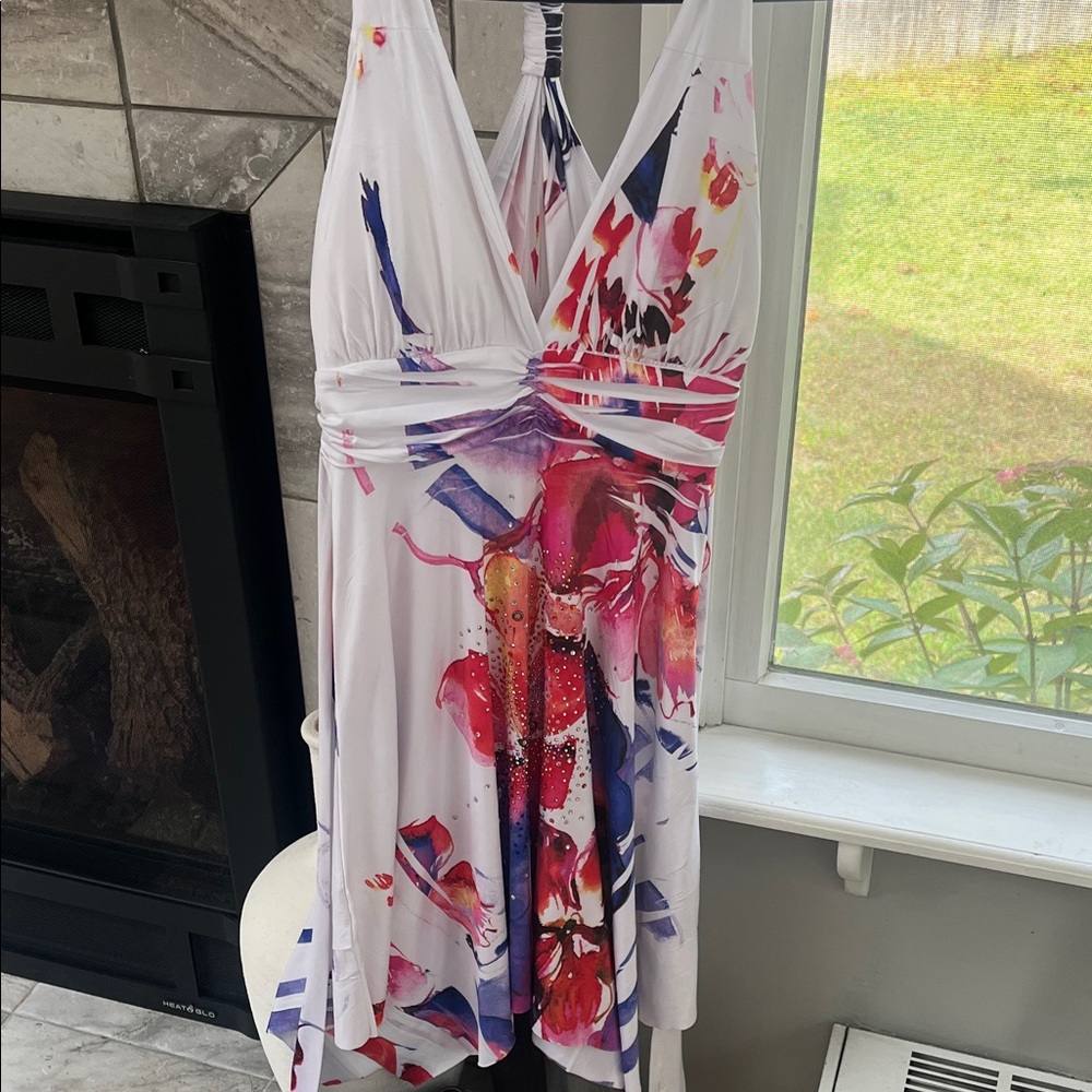 Floral High Low Dress